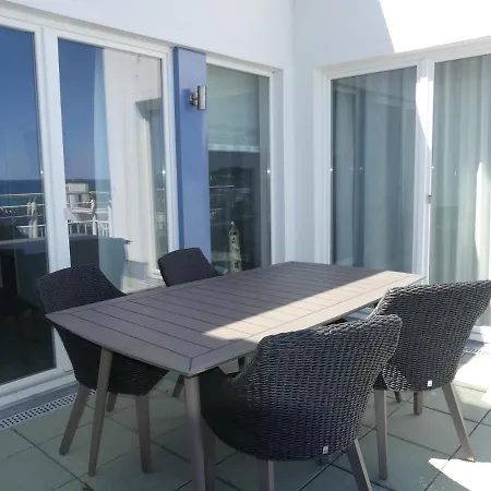 דירה Strandnahe Fewo Mit Meerblick Und Dachterrasse, Residenz Bel Vital Wohnung 51 בינץ