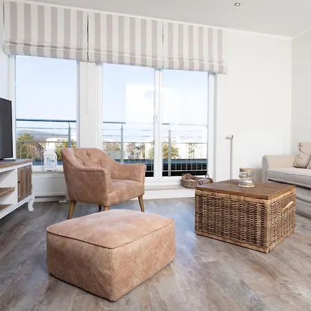 דירה Strandnahe Fewo Mit Meerblick Und Dachterrasse, Residenz Bel Vital Wohnung 51 בינץ