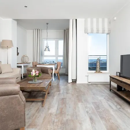 Strandnahe Fewo Mit Meerblick Und Dachterrasse, Residenz Bel Vital Wohnung 51 בינץ